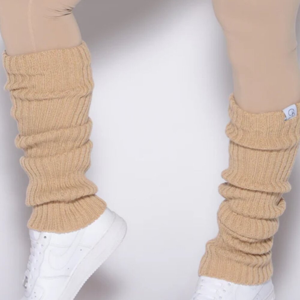 Bombshell sportswear Leg Warmers Glacial Beige One Size